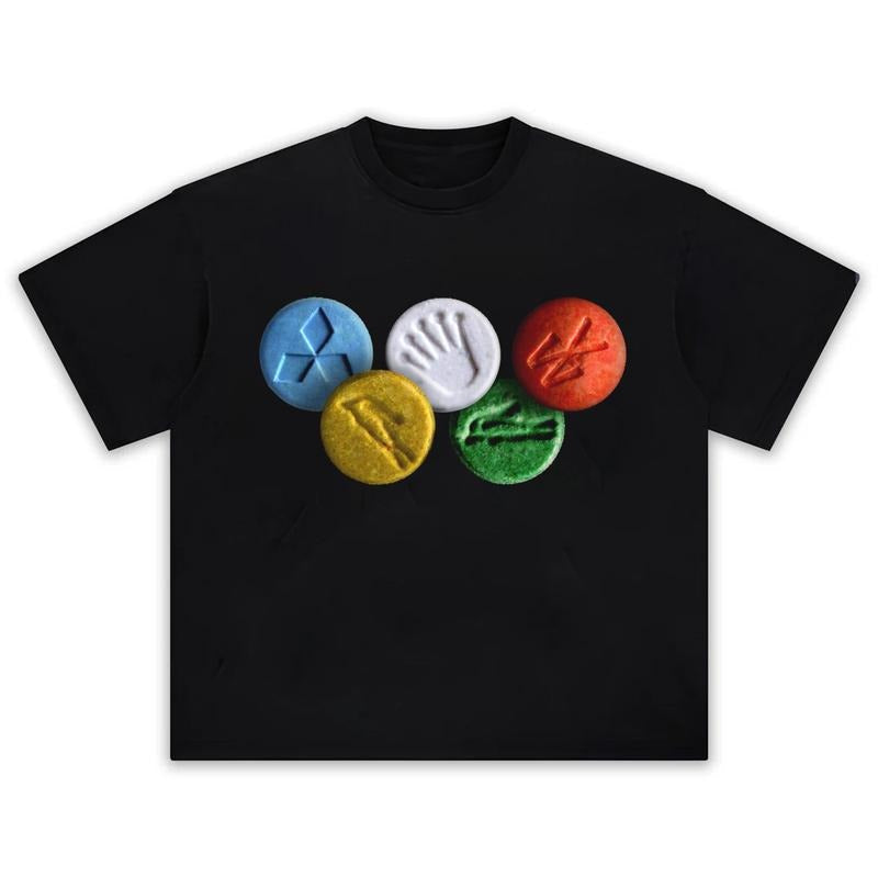 CANDE Hip Hop Y2k Streetwear T-Shirts