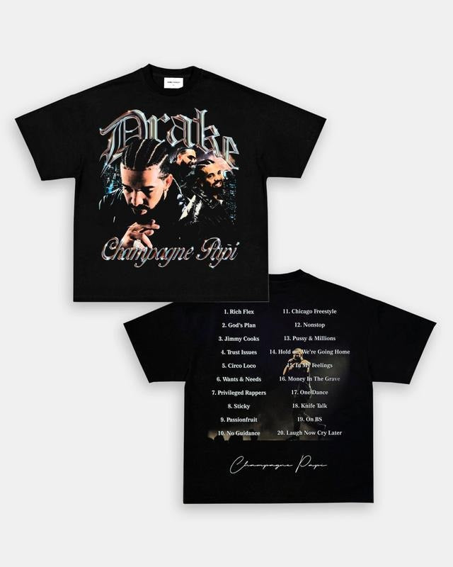 CHAMPAGNE PAPI 2SIDES DRAKE RAPPER MUSIC TOUR FANS TTP T-Shirts