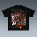 COLLEGE DROPOUT Prints Vintage Rapper Shirt Hip Hop Shirt Rap Music Shirt R&B Shirt Pop Shirt Shirt Him Short Sleeve Shirt Shirt Trending Top Menswear Underwear Streetwear T-Shirts