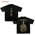 COMBATWEAR Canelo Alvarez Heavy Cotton Boxing Fight Night Shirt Retro 90'S Boxing Boxer Fan T-Shirts