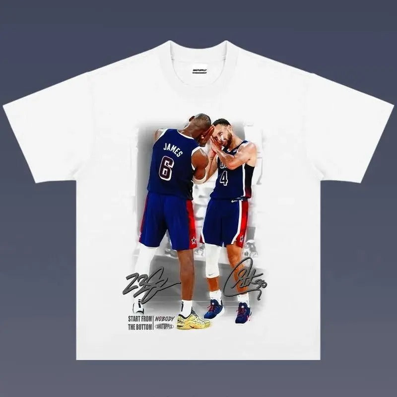 [New Arrival] LEBR0N JAMES CURR.Y 1.2 Shirt VINTAGE SPORT FAN T-Shirts