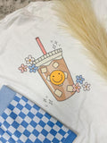 Caffeinated & Happy Top T-Shirts