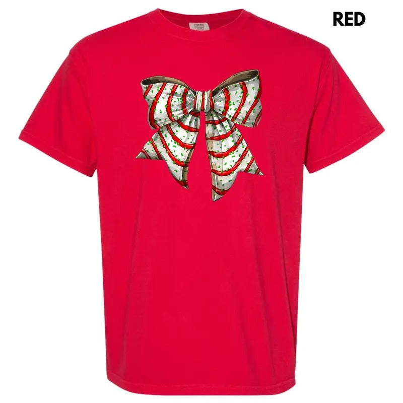 Cake Bow Comfort Colors 'NLB' T-Shirts