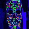 Calavera Altar Cotton Black Slim Fitting Menswear T-Shirts