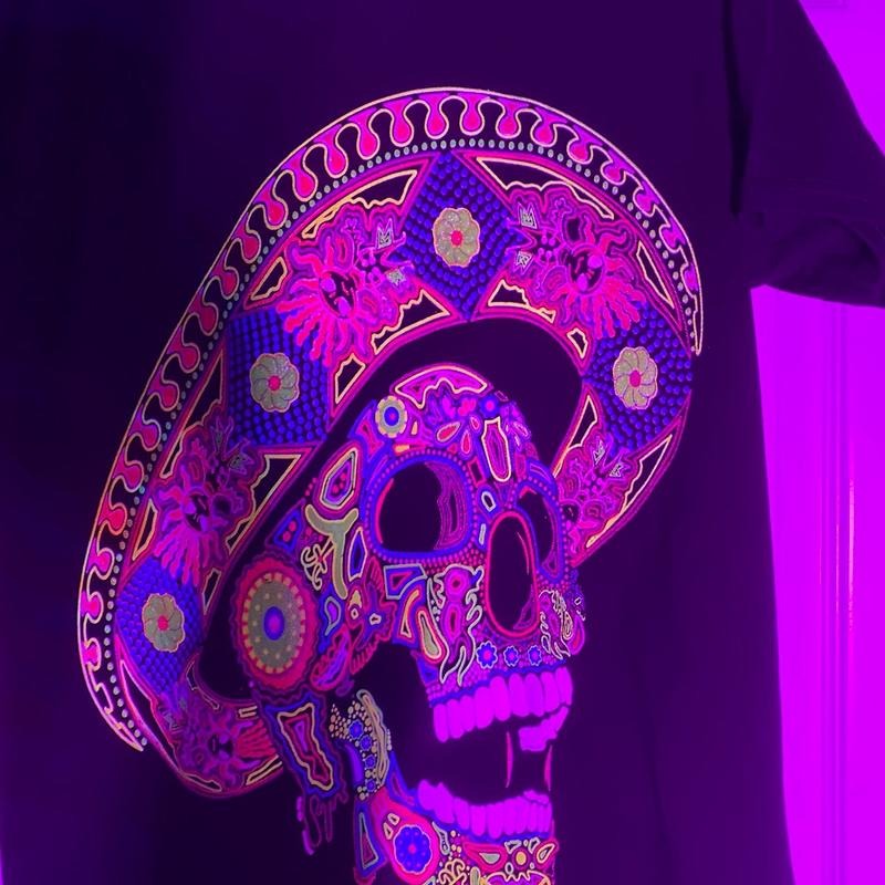 Calavera Charro Cotton T-Shirts