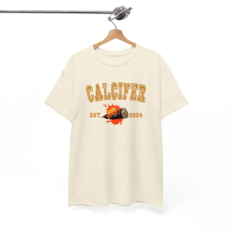 Calcifer Howls Moving Castle Howl Sophie Animestyle{N002}2 T-Shirts