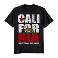 California Republic Classic Casual Cotton Menswear Soft Top Jacket Streetwear T-Shirts