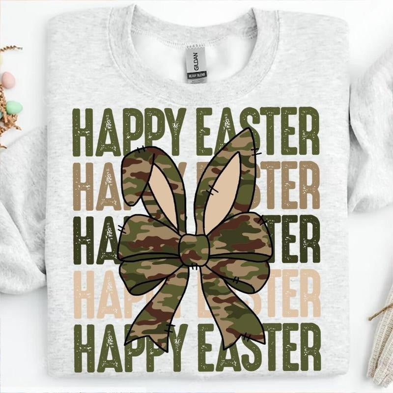 Camo Easter DTF Transfers THIS IS NOT SHIRT T-Shirts