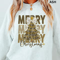 Camo Merry Bow Winter Long Sleeve Casual Cotton Polyester Comfort Menswear T-Shirts