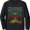 Camping Around Tree Tent Camper Ugly Long Sleeve T-Shirts