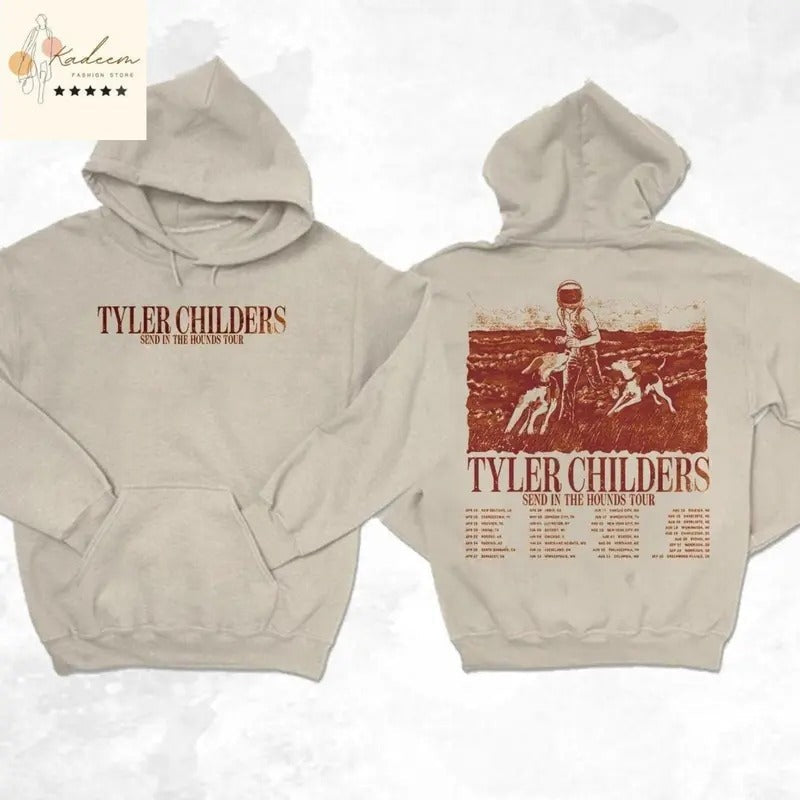 Can I Take My Hounds Heaven Album Tyler Childers 2Sides Western Country Music Tyler Childers T-Shirts