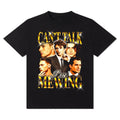 Can'T Talk I'M Mewing ! Cotton Casual Crew Neck Slim Fitting Plain Floral Striped Black Menswear Soft 3000 BC Clothes T-Shirts