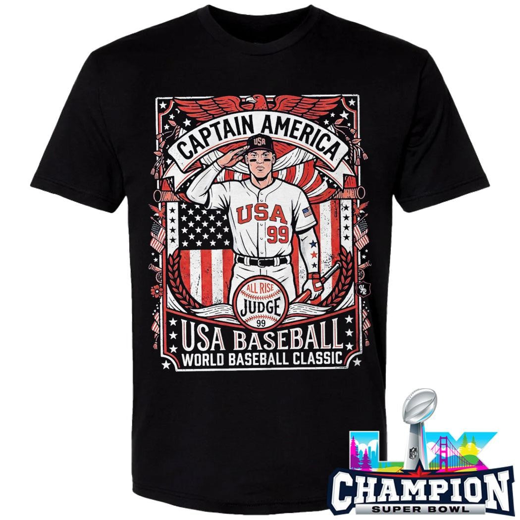 Captain America Usa Baseball World Baseball Classic Shirt