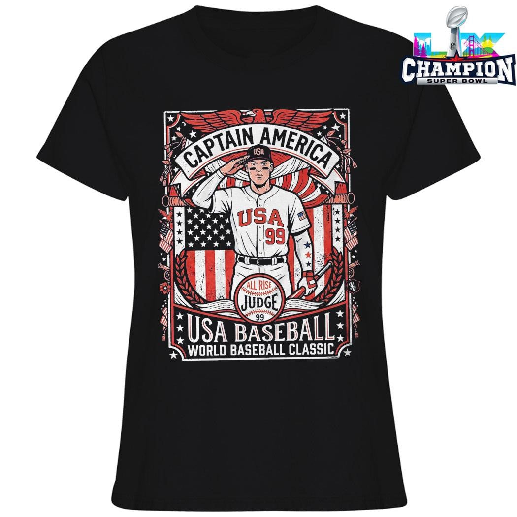 Captain America Usa Baseball World Baseball Classic Shirt