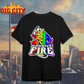 Cardiff Fire Hockey Logo Pride Shirt