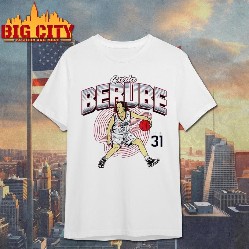 Carla Berube UConn Basketball NCAA Legends Caricature Shirt