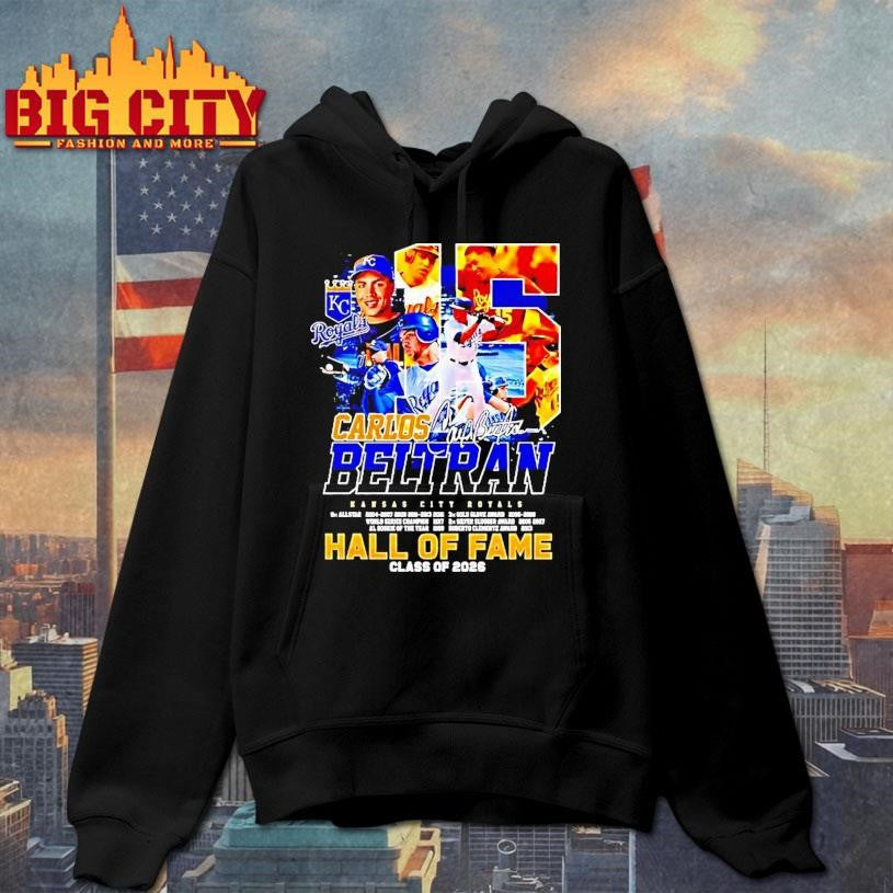 Carlos Beltran Hall Of Fame Class Of 2026 Kansas City Royals Shirt