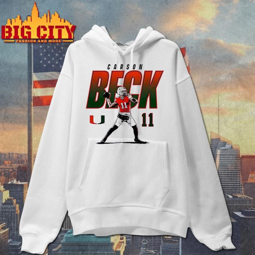 Carson Beck Miami Football NCAA Legends Caricature Shirt