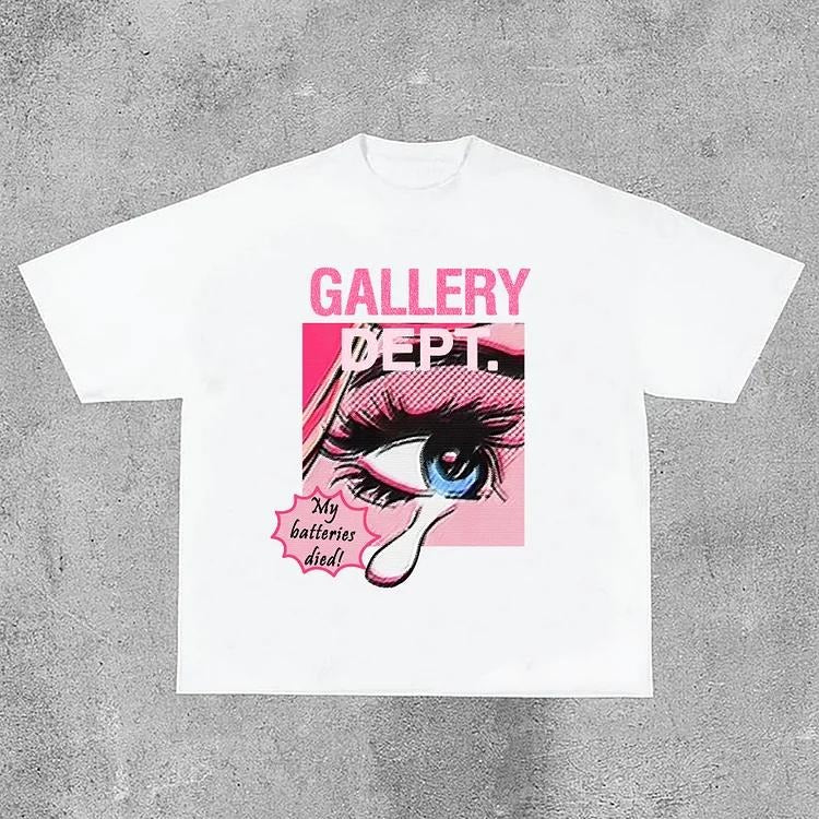 Casual Gallery Dept D.E..D Batteries Printed T-Shirts