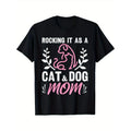 Cat Dog Mom Fur Mama Made USA T-Shirts