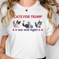 Cats Trump Shirt Cat Lovers Donald Tr.Ump Shirt Funny T.Rump Shirt Save Our Pets Eating Cats T.Rump Shirt America Tru.Mp 2024 President Shirt Trend T-Shirts