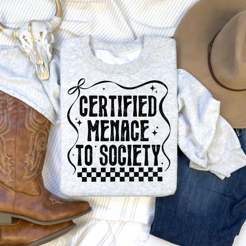 Certified Menace DTF Transfers THIS IS NOT SHIRT T-Shirts