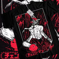 Chainsaw Man Chainsaw Man Anime CSM Denji Power Black Shirt All Size T-Shirts