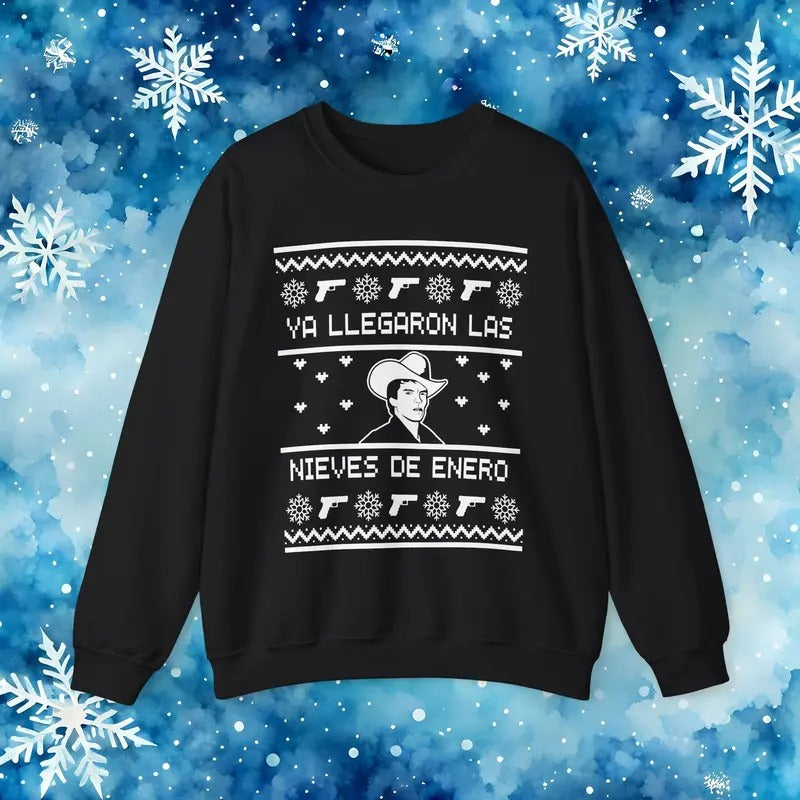 Chalino Ya Llegaron Las Nieves De Enero Ugly Couple T-Shirts