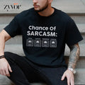 Chance Sarcasm Funny Pure Cotton Casual Crew Neck Short Sleeve Tops T-Shirts