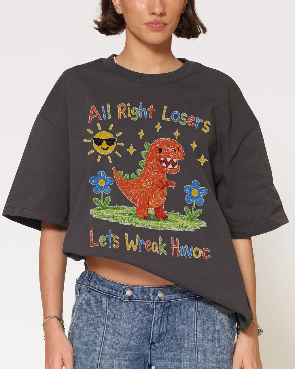 Lets Wreak Havoc Oversized Tee