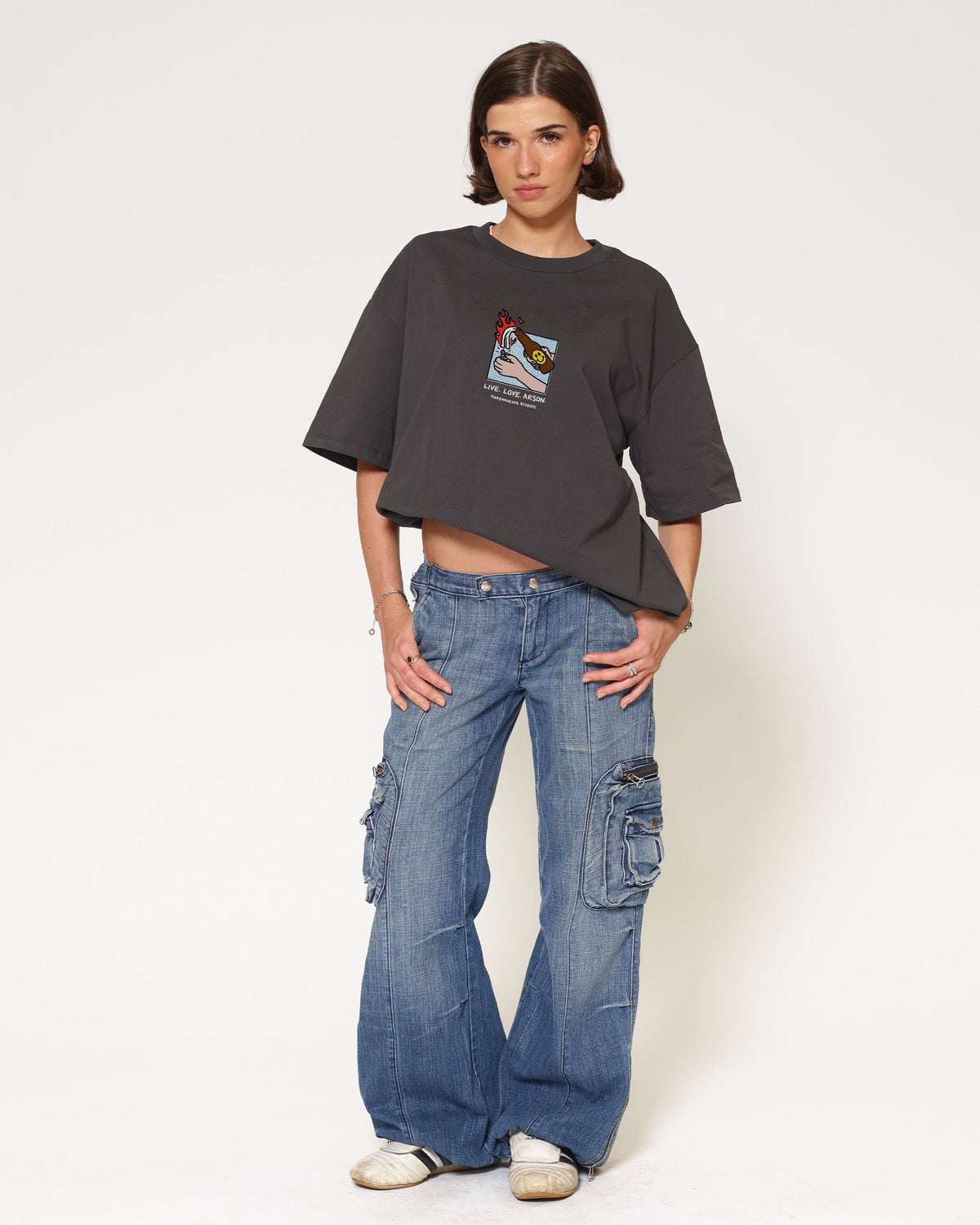 Live. Love. Arson Oversized Tee