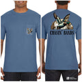 Chasing Bands Pocket Casual Cotton T-Shirts