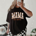 Checkered Mama Both Boho Mama Shirt Cute Mom Varsity Letter Mama Shirt New Mom Mom Both T-Shirts