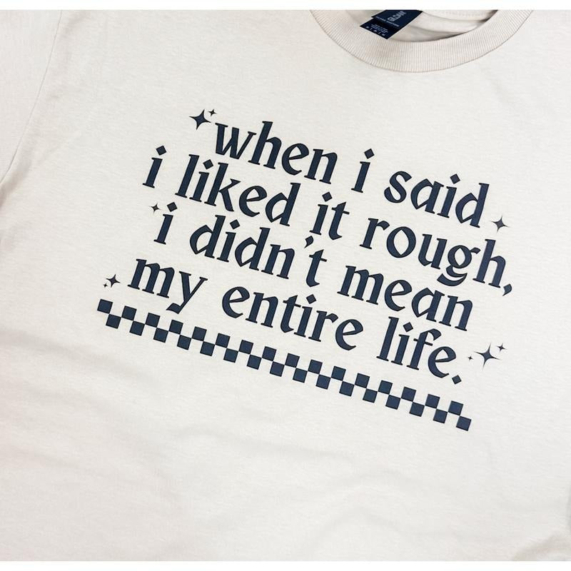 Checkered Rough Life T-Shirts