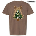 Cheetah Bow Brushstroke Tree Comfort Colors 'NLB' T-Shirts