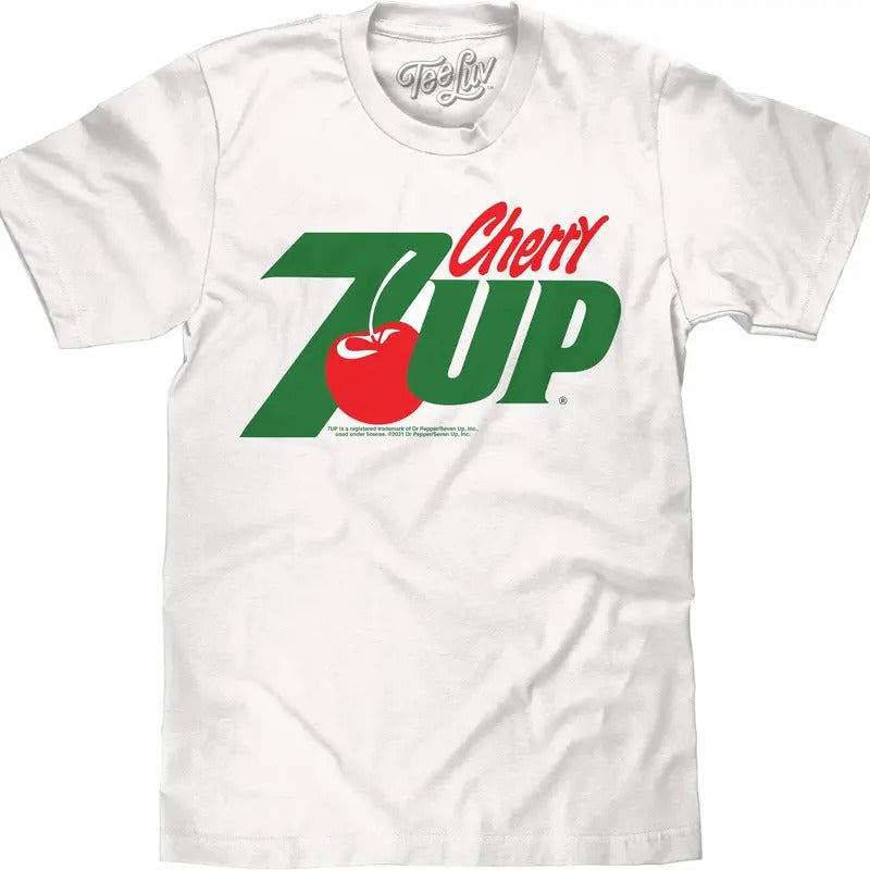 Cherry 7UP Soda White T-Shirts