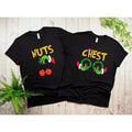 Chest Nuts Couples Funny Family Shirt Couples Her T-Shirts