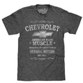 Chevrolet American Made Muscle Gray T-Shirts