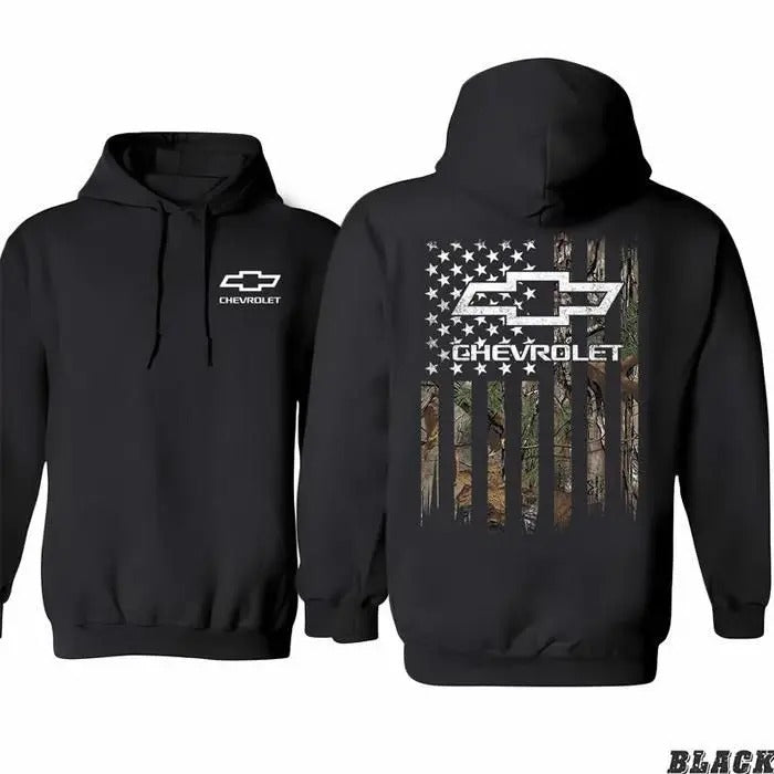 Chevy Trucks Camo Ch.Ev.R.Olet USA Flag 100% Cotton Classic Fit Multiple Colors 50 50 Blend T-Shirts
