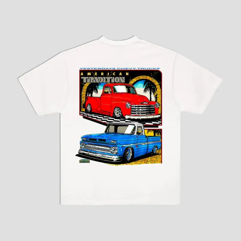 Chevy Yesterday Truck Classic OBS Trucks Menswear T-Shirts