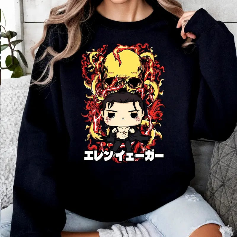 Chibi Eren Yeager T-Shirts