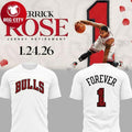 Chicago Bulls Derrick Martell Rose Retirement 2026 Two Sided Shirt