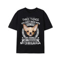 Chihuahua Shirt Three Things You Don'T Mess Funny Made USA T-Shirts