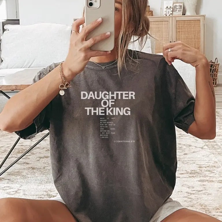 Child God Shirt Daughter King Shirt Love Like Jesus Shirt Jesus Is King Christian Shirt Faith Shirt Bible Verse Shirt T-Shirts