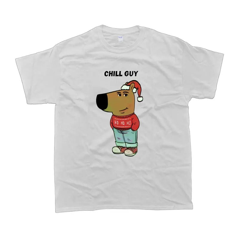 Chill Guy Shirt Funny Soft Cotton Shirt Him Her 100% Cotton Menswear T-Shirts