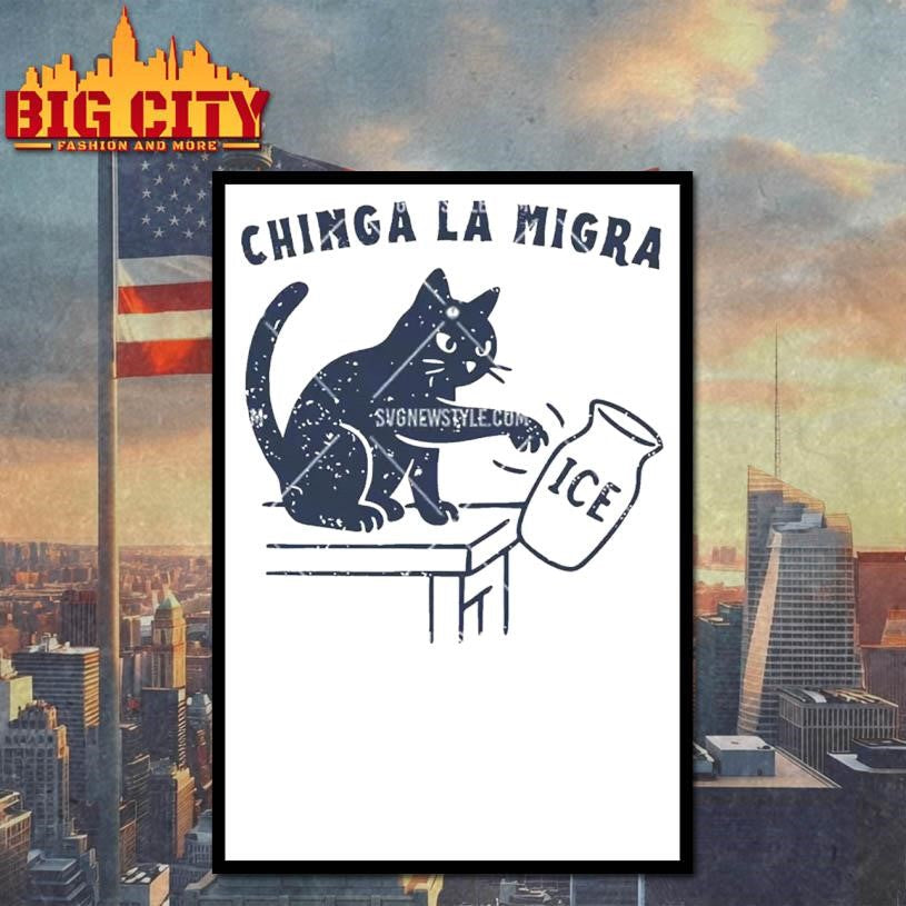 Chinga La Migra Cat Shirt