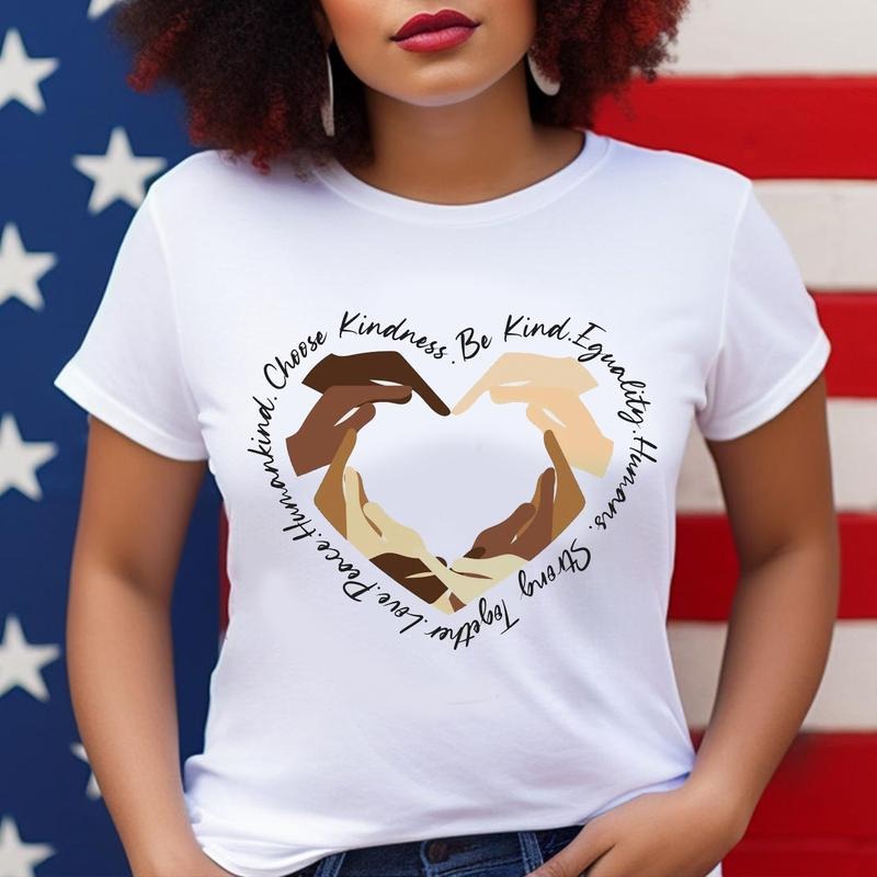 Choose Kindness Shirt Juneteenth Be Kind Motivational Juneteenth African American Black History Month T-Shirts