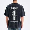 Chosen 1 Peter You Are Chosen Generation Comfy Pure Cotton Fabric Casual Streetstyle Crew Neck Short Sleeve Soft Washed Tops Perfect T-Shirts