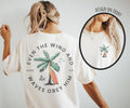 Christian Bible Verse Shirt Beachy Backprint Teen Baptism Ocean Inspired T-Shirts