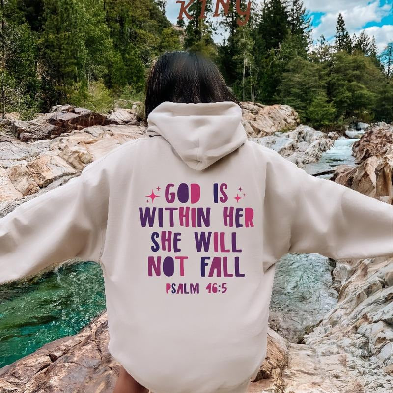 Christian Bible Verse God Is Within Her Christian Religious Tshirtchristian T-Shirts